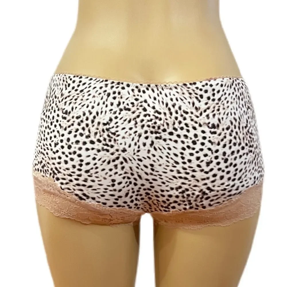 Victorias Secret Body Smooth Modal & Lace Shortie panty Animal print